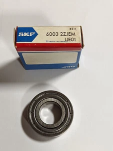 SKF 6003 2ZJEM Rodamiento ranurado radial/profundo de bolas - Diámetro redondo, 17 mm ID - Imagen 1 de 1