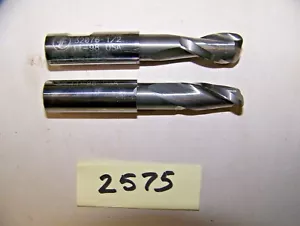.500 DIA 2FL CORTADOR DE CAMPANAS DE CARBURO EM 1.0 LOC 3.00 OAL, LOTE DE 2 EA (ARTÍCULO #2575) - Imagen 1 de 1