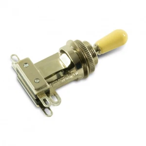 Switchcraft 3 Way Short Toggle Switch with Cream Tip - Picture 1 of 3