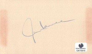Jim Ferree Signed Autographed Index Card PGA Golf Legend Masters GX15915