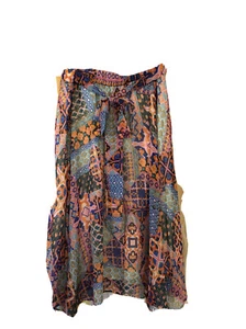 womens Mix Nouveau Multi-Color A-Line Lined Skirt Size Large - Picture 1 of 5