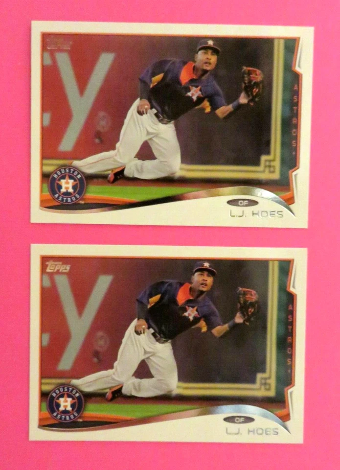 2 - 2014 Topps, Houston Astros - L.J. HOES - Image 1 of 1