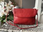 TO MATCH BALLY SHOES Bag Vintage Genuine Red Leather Shoulder Bag
