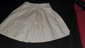 Zara Mädchen Kunstleder Faltenrock Gr.11-12 hellbraun (neu) - Bild 1 von 5