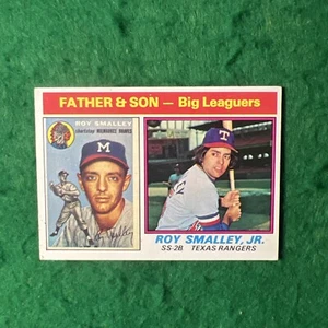 1976 Topps - Father & Son #70 Roy Smalley Jr., Roy Smalley (RC) - Picture 1 of 7