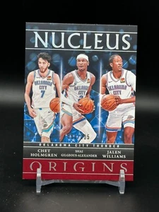 Shai SGA Chet Holmgren Jalen Williams 2425Panini Origins Nucleus Maroon #093/115 - Picture 1 of 2