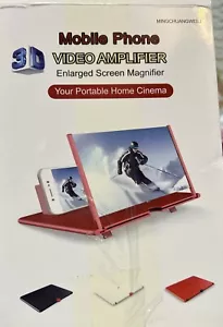 Cell Phone Screen Magnifier 3D Video Amplifier Stand Bracket-US Seller - Picture 1 of 5