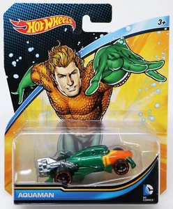 Hot Wheels Aquaman Car DC Comics Series - BDM69 New NRFP 2014 Multi-Color 1:64 - Picture 1 of 4