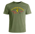1st Cavalry Division Desert Storm Veteran Ribbon T-shirt Oficjalnie licencjonowany