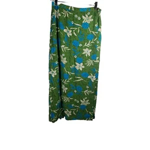 JM Collection By Jennifer Moore Womens Wrap Maxi Skirt Size 12 Floral  - Picture 1 of 2