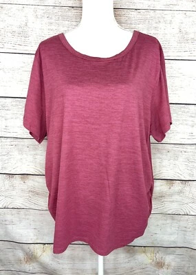 Camiseta deportiva de manga corta TORRID Active 4 Dusty Rose súper suave rendimiento activa Foto 1 de 4