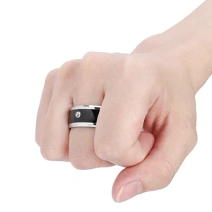 NFC Multifunction Smart Rings Wearable Device Universal For Mobile Pho TDM - Zdjęcie 1 z 13