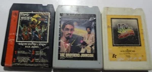 Vintage 8-Track Tape Rock /Pop Compilation Lot of 3 KC James Johnson Untested - Picture 1 of 13