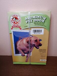 Ideal Pet Products XL 10.5" x 15” Aluminum Self Locking Dog Pet Door - NEW!