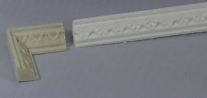 Casa delle Bambole Fai da Te Scala 12 Modanatura in Resina Angolo Interno x 2 AD7016I - Foto 1 di 1