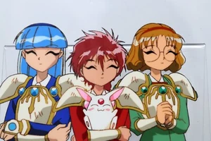 Magic Knight Rayearth Animation Cel Group Shot - MKR3 - Picture 1 of 6