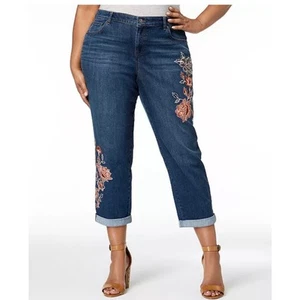 Style & Co. Boyfriend Jeans „Botanical Shine“ Gr. 16. - Bild 1 von 12