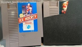 Set 2 Nintendo NES Super Mario Bros/Duck Hunt Duo and Ice Hockey Video Games