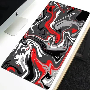Gaming Mouse Pad Red Blue Black | 290x250mm 600x300mm Large Desk Mat - Picture 1 of 6