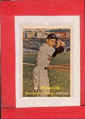 1957 Topps #311 Al Pilarcik EX/NM RC Rookie Orioles DP ID:66055 - Image 1 of 2