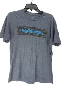 Troy Lee Designs TLD Graphic Tee Shirt Blue Men’s Large Casual Moto Bikercore - Picture 1 of 7