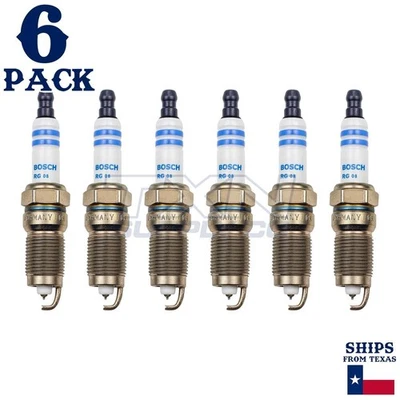 Paquete de 6 bujías dobles de iridio Bosch 9660 HR8JII33V Foto 1 de 2