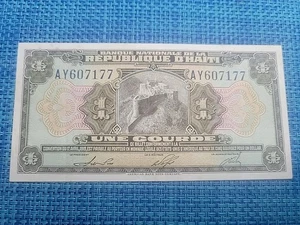🇭🇹 Haiti 1 gourde 1951  P-178a.3  VF+  BANKNOTES 082225-1 - Picture 1 of 2