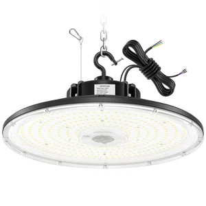 Super Bright LED High Bay Light 240W 36000LM 5000K Warehouse Shop Garage Lights - Picture 1 of 13