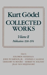 Collected Works (Kurt Godel Collected Works) - Picture 1 of 1