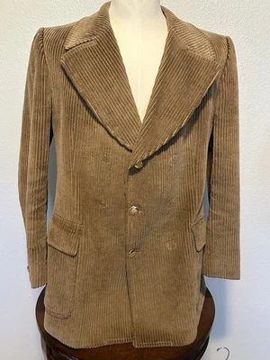 Chaqueta Blazer De Colección Años 60 70 EMILIO PUCCI Ermenegildo Zegna Italia Pana 44 ¡LEER! Foto 1 de 4