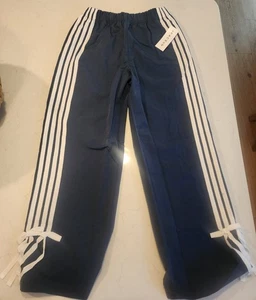 pacaun bow trackpants, navy blue with white stripes and bows - Picture 1 of 1