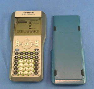 Texas Instruments TI-Nspire CAS graphischer Taschenrechner mit Deckel FUNKTIONIERT KOSTENLOSER VERSAND - Bild 1 von 8