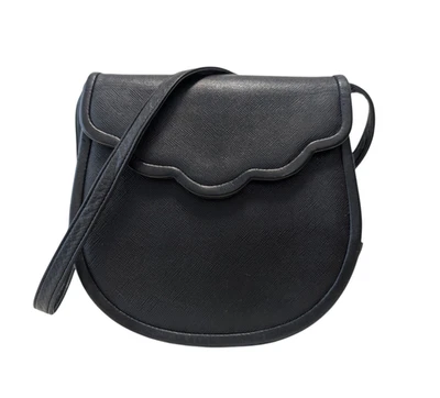 Yves Saint Laurent наплечная сумка сумочка кожи черный винтажный YSL - Изображение 1 из 4