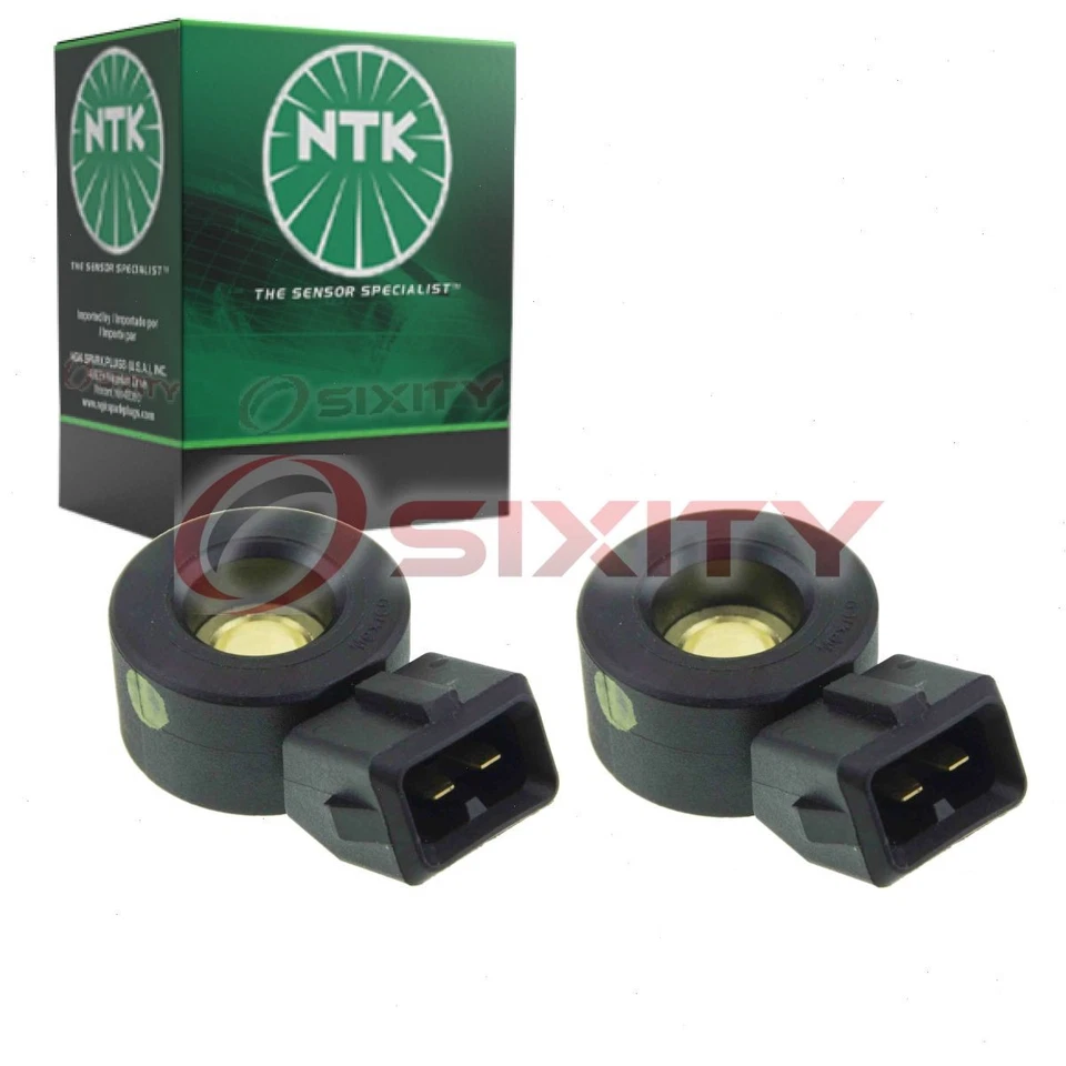 Sensores de detonación de golpe de encendido NGK NTK de 2 piezas para Jeep Wrangler ml 2012-2015 Foto 1 de 4