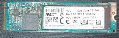 Toshiba 256GB SSD M.2 NVME PCIe 已测试 — 第 1/2 张图片