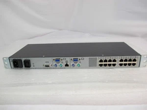 HP SERIES EO1013 Commutateur KVM 16 ports montage en rack clavier vidéo souris commutateur - Photo 1/2