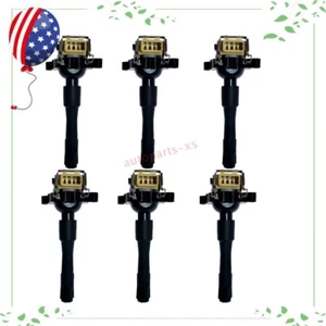6x Ignition Coil For Land Rover Range Rover 4.4L Freelander 2.5L 2003 2004 2005 - Picture 1 of 5