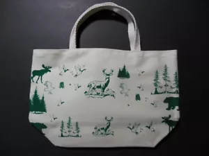 1 bolsa de regalo/mini bolso, alce, oso, estampado exterior, 10""x6,75", refuerzo de 3,5"" - Imagen 1 de 1
