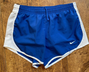 Nike Running Blue & White Youth Dry-Fit Shorts sz M