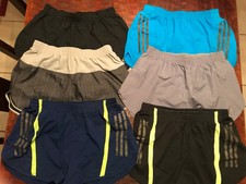 *WOW! 9 piece LOT Men's Running size Med Shorts ADIDAS Lulu Lemon Mizuno Saucony