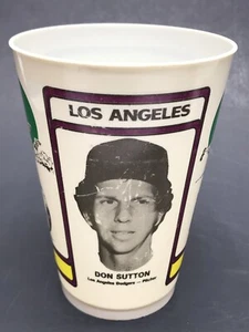 1978 Don Sutton 7-11 Plastic Cup Los Angels Dodgers - Picture 1 of 6