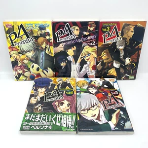 Persona 4 Anthology Comic Vol. 1 2 3 4 5 Juego Completo P4 Manga Japonés - Imagen 1 de 24