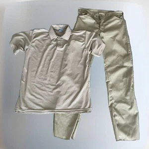 Virginia Correctional Enterprises State Prison Prisoner Inmate Polo & Khakis - Picture 1 of 8