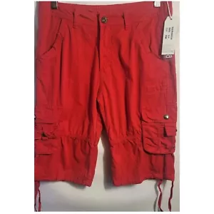 JEIKY Style Classic Mens Cargo Shorts Size 31 Cargo Red F-gog Design Outdoors - Picture 1 of 15