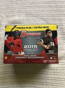 2015 Bowman Baseball Trading Cards Picks & Prospects Factory Sealed 6 Card Pack - Imagen 1 de 15