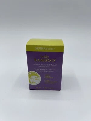 DERMADOCTOR Lucky Bamboo Probiotic Wasabi-Pressed Serum 1.69oz FULL Size in Box! - Image 1 of 4