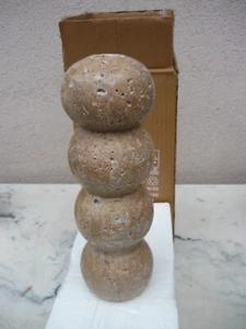 Zuiver : Bougeoir Rome - Candélabre en Travertin Beige - Support à Bougie Design - Imagen 1 de 6