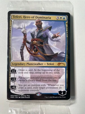 MTG PPRO 2/3 Teferi, Hero of Dominaria - Pro Tour Promos NM EN - Image 1 of 2