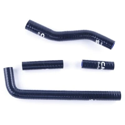 CMS Black Silicone Radiator Hoses for 2001-2006 Yamaha WR250F / 2002-2005 YZ250F - Image 1 of 4