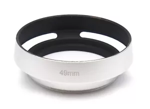 Vented 49mm Metal Screw In Lens Hood - UK Dealer - Picture 1 of 2